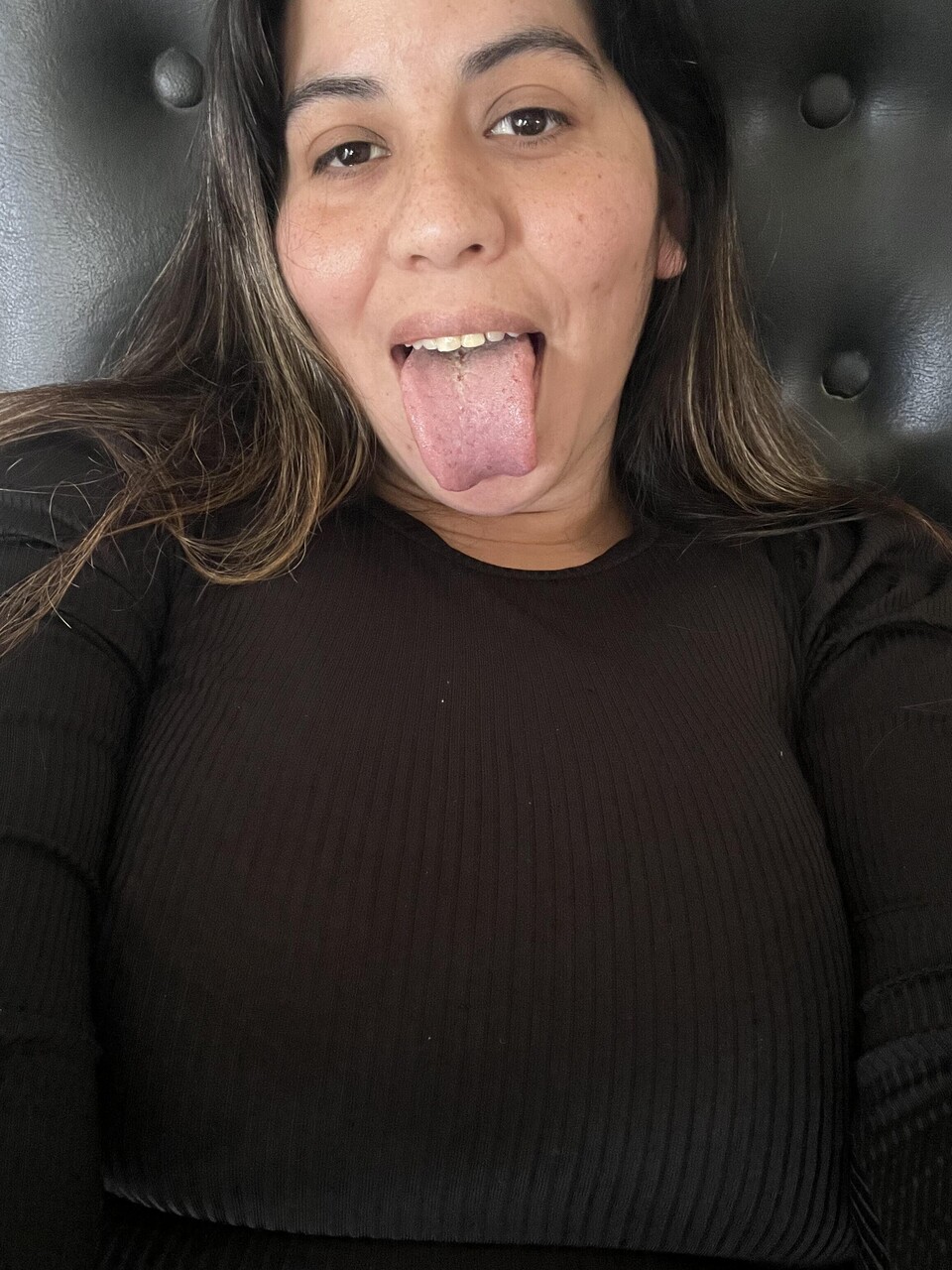 Latina amateur shows her big butt while wearing a short dress