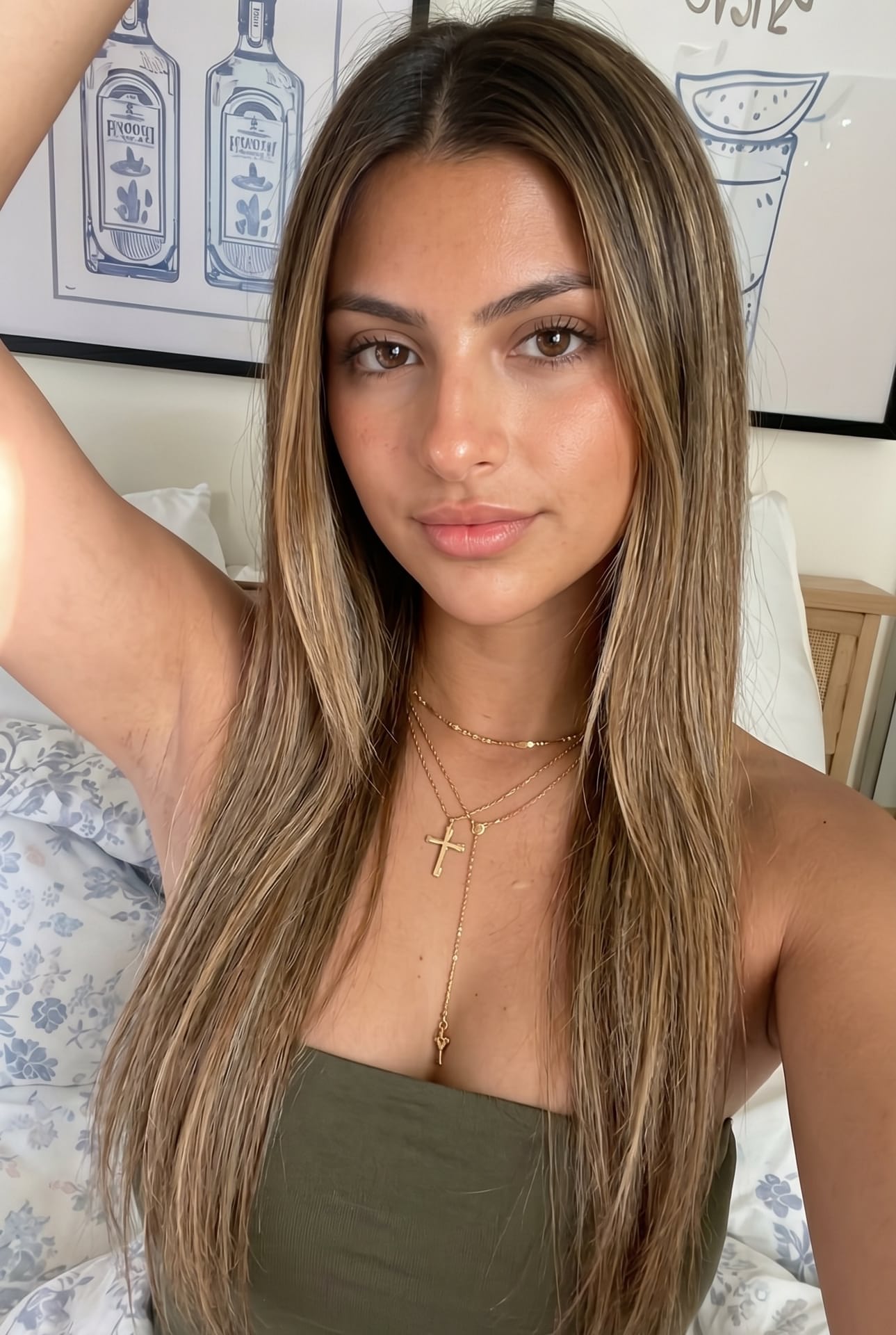 Caucasian solo girl with an even more enticing smile than her name