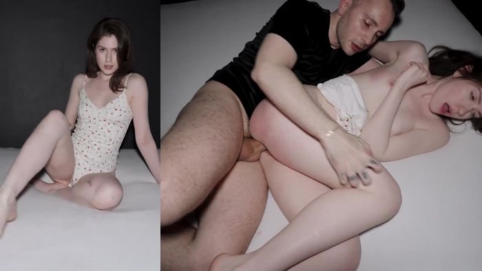 Hot Pearl Gets Spitroasted In A Threesome
